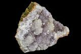 Amethyst Crystal Geode Section - Morocco #109453-1